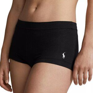Polo Ralph Lauren Mid Rise Girl Shorts Onyx - 4P2022